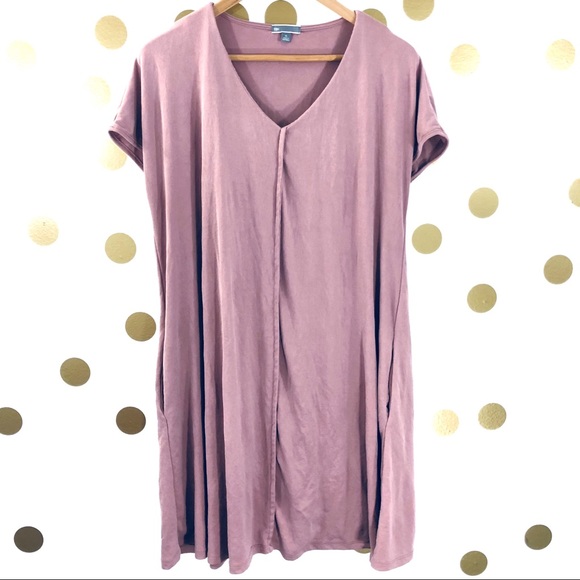 TBH Apparel Dusty Rose Dress Tunic Top Textured - Picture 2 of 8